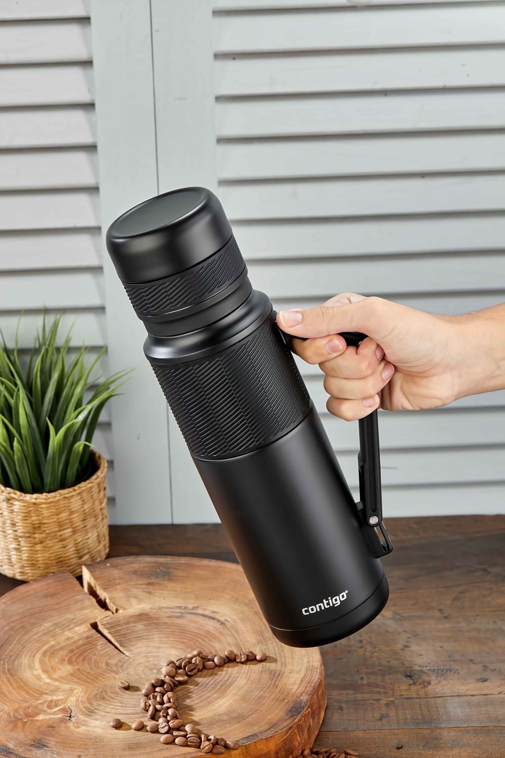 CONTİGO THERMAL BARDAKLI ÇELİK TERMOS 1.2LT