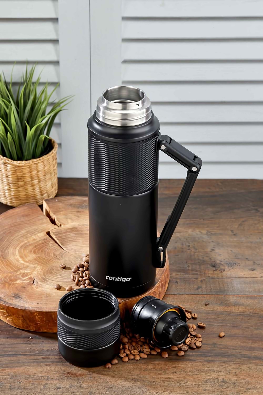 CONTİGO THERMAL BARDAKLI ÇELİK TERMOS 1.2LT